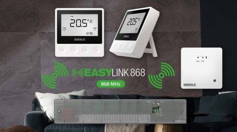 EasyLink 868 - regulácia teploty v jednotlivých miestnostiach