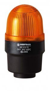 LED Trvalo-svietiaci maják RM 230V AC YE