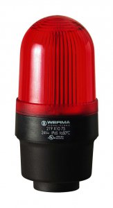 LED Trvalo-svietiaci maják RM 230V AC RD
