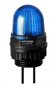 LED Trvalo-svietiaci maják EM 230V AC BU
