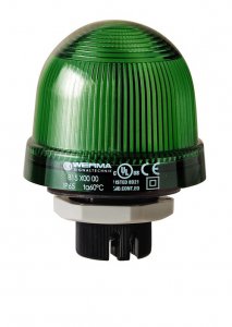 LED Trvalo-svietiaci maják EM 230V AC GN