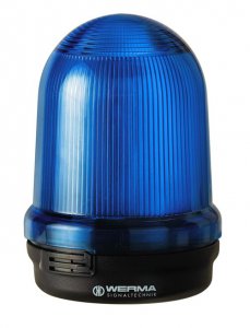 LED Trvalo-svietiaci maják BM 230V AC BU