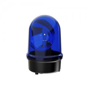 LED Rotačný zrkadlový maják 115-230V AC BU