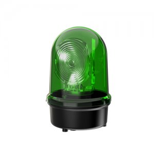 LED Rotačný zrkadlový maják Fresnel 115-230V AC GN
