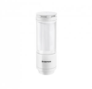 eSIGN IO-Link 6 Segmentový voľne konfigurovateľný signalizačný stĺp so sirénou 24V WH